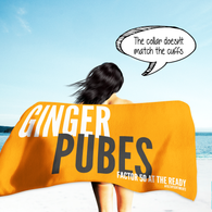 Ginger Pubes Beach Towel